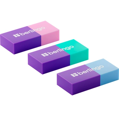 Ластик Berlingo Envy прямоугольный термопластичная резина 45*21*11мм 350543