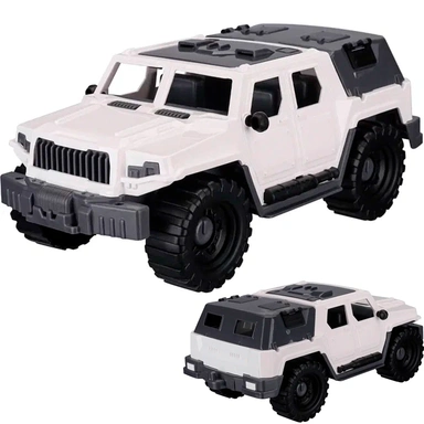 Автомобиль Джип Альфа Городской с тентом, белый И-8934