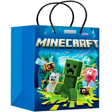 Пакет Чудо праздник глянцевый м Пиксели PM-130232-MN