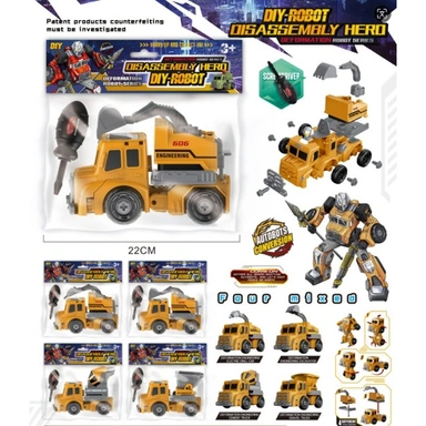 Конструктор 606-C121 Машина с отверткой в пак.