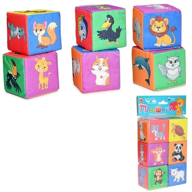Кубики Весёлый зоопарк Д-417-18