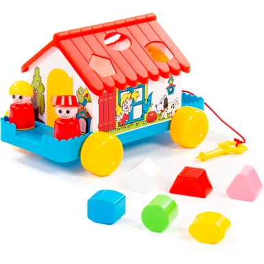 Логическая игрушка Домик игровой в сетке 6202 /П-Е/9/