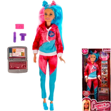 Кукла Карапуз 66001-C17-S-BB 29 см София блогер, руки и ноги сгиб, акс