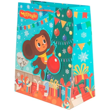 Пакет Чудо праздник аппликация Союзмультфильм l Чебурашка новогодний PL-130561-CH