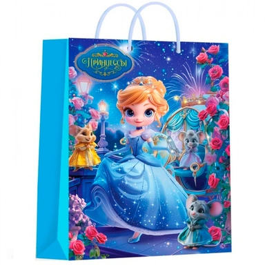 Пакет Чудо праздник глянцевый м Принцесса PM-130571-PR