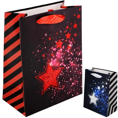 Пакет 18*10*23 см Звезды 141V-1015