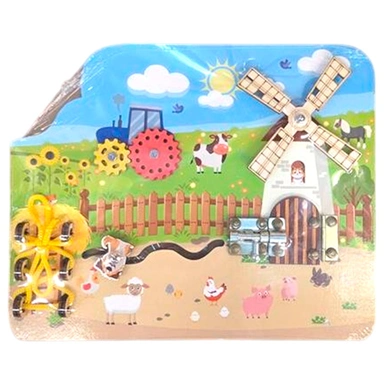 Деревянный Бизиборд Ферма БЗ-009