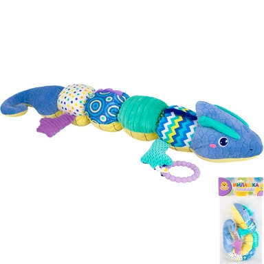 Игрушка развивающая Levatoys MK2212001BYA Ящерица синий в пак.