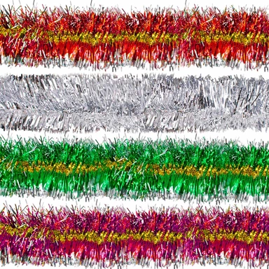 Мишура 2м, 9см FG250327404C цвет в ассорт.