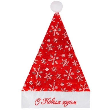 Колпак новогодний красный с Новым Годом FG250327562C