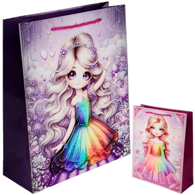 Пакет 26*32*10 см Девочка 141V-1054