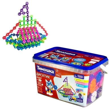 Конструктор «ДисКтик» - 500 деталей ТМ ТИМОШКА
