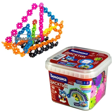 Конструктор Дисктик 250 деталей ТМ ТИМОШКА