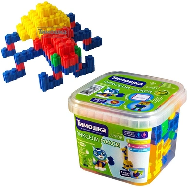 Конструктор Пиксели макси 60 деталей ТМ ТИМОШКА