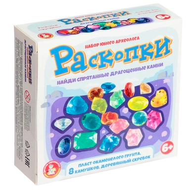 Набор Раскопки Драгоценные камни 8 шт 04608
