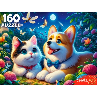 Пазл 160 Ночные друзья УК160-5537