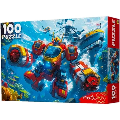 Пазл 100 Трансформер в океане УК100-0239
