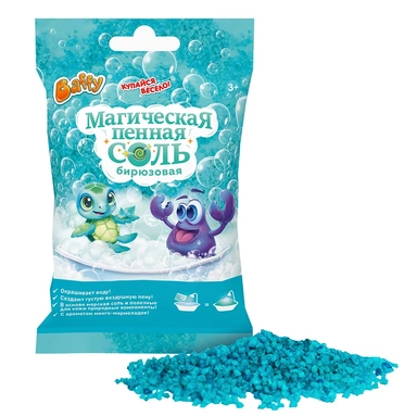Соль для приняти ванны Бирюзовая Купайся весело! D0233-T ТМ «Baffy».