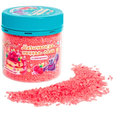 Соль для приняти ванны Малиновый тарт Купайся весело! D0263-C ТМ «Baffy».