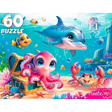 Пазл 60 Морские жители П60-5990