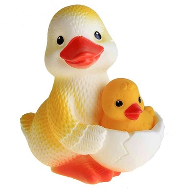 Резиновая игрушка Утка-мама №1 с утенком С-868 Огонек /9/