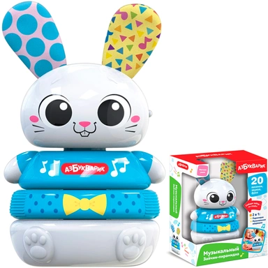 Музыкальный Зайчик-пирамидка 4630027292629