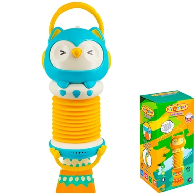 Аккордеон ZYA-A3182 Играпузик Совенок русск. озвуч, свет в кор.