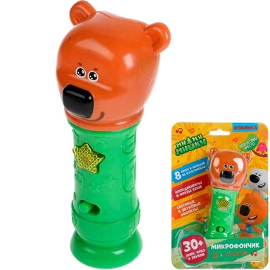 Микрофон HT612-R Ми-ми-мишки 30 песен,фраз,звуков.свет.блист.бат. Умка