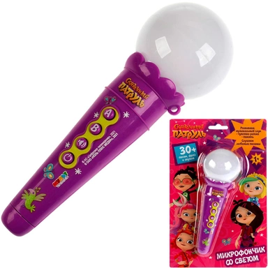 Микрофончик Со светом СКАЗОЧНЫЙ ПАТРУЛЬ 30 песен,фраз HT569-R3 /120/