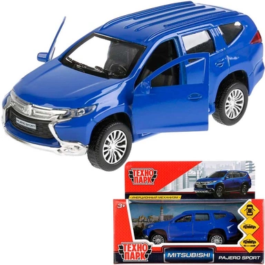 Модель PAJERO-S-BU MITSUBISHI PAJERO SPORT синий Технопарк в коробке