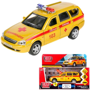Модель PRIORAWAG-12SLAMB-YE LADA PRIORA Реанимация Технопарк  в коробке