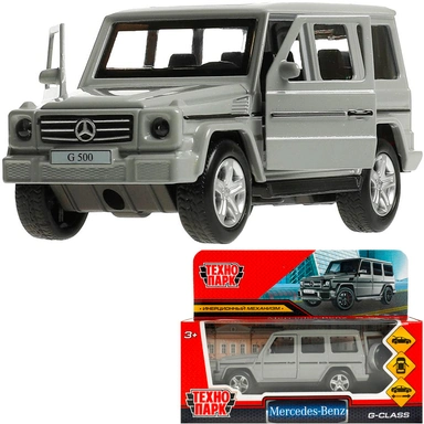 Модель GCLASS-12-GY MERCEDES-BENZ G-CLASS 12 см, двери, багажн, темно-серый Технопарк