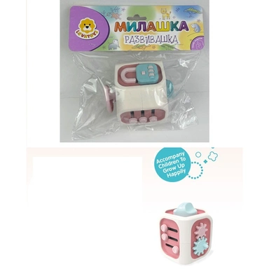 Развивающая игрушка Levatoys MKBY330 Бизикуб красный в пак.