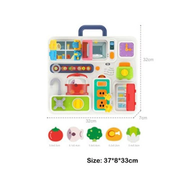 Игрушка развивающая HE0545/HE0510 Бизиборд в кор.