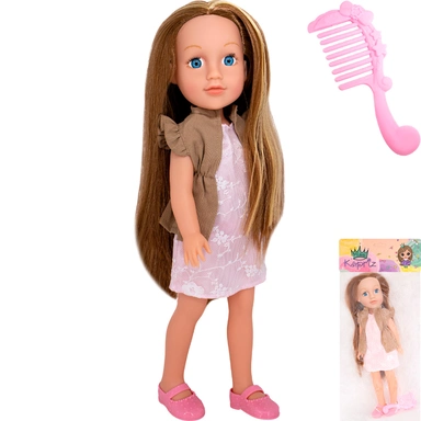 Кукла Miss Kapriz MK2540DK-DD 40 см. в пак.