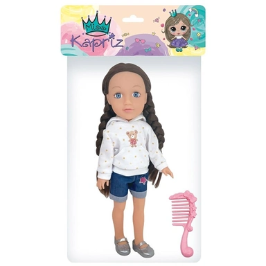 Кукла Miss Kapriz MK2540DK-B 40 см, с аксесс, в пак.