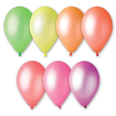 Шар 9 Неон ассорти 100шт / цена за упак/