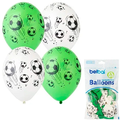 Шар 14 Шелкография пастель Мяч футбольный 25 шт 1103-1621 /цена за упак/