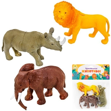 Набор животных Levatoys YSY131 Сафари в пак.