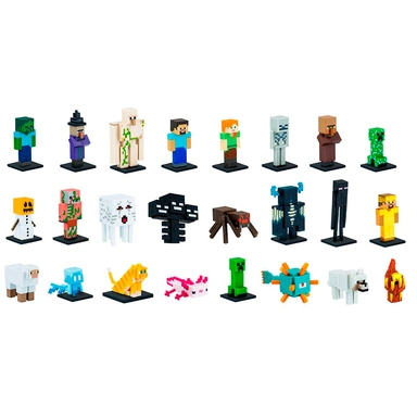 Коллекционные топперы Minecraft 1 шт. во флоупаке 24 в ассорт. MC2005