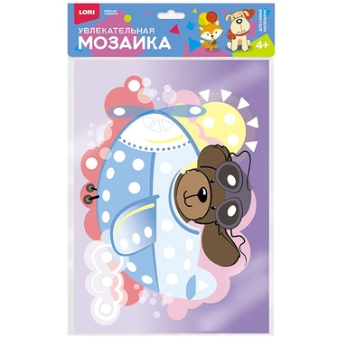 Набор для творчества Увлекательная мозаика (набор большой) Собачка-пилот Км-009