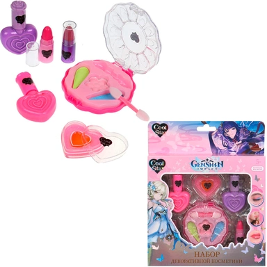 Набор косметики:тени д/век, блеск д/губ, помада, лак д/ногтей Cool Star 115677-GN-TTG