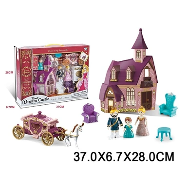 Дом KDL-19 Замок с аксесс., в кор.