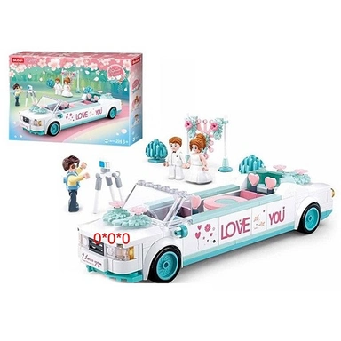 Конструктор Розовая мечта 38-0767 Свадьба 204 дет. в коробке