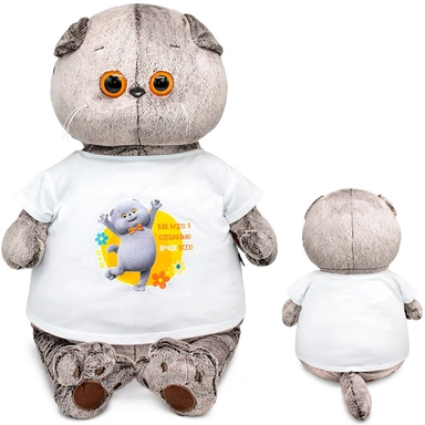 Басик в футболке с принтом Мультсериал Ks60-02