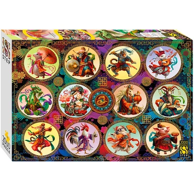 Пазл 2000 Китайский гороскоп 84063 Степ /6/