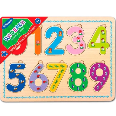 Деревянная Игра Весёлая математика. Циферки 89208
