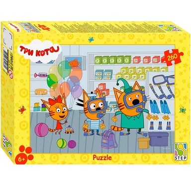 Пазл 260 Три кота. Новые истории 95165 Степ /24/