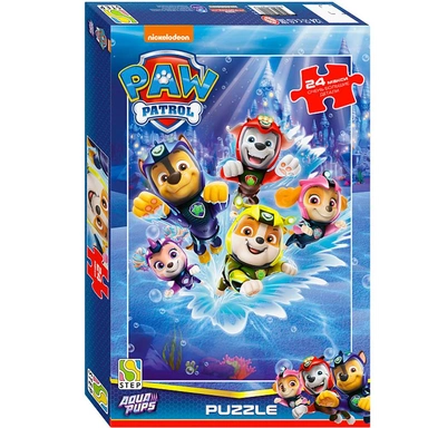 Пазл Макси 24 Щенячий патруль. Аква 90111 Степ /12/