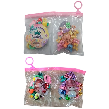 Набор заколок и резинок для волос FG250603014Z в сумочке Miss Kapriz